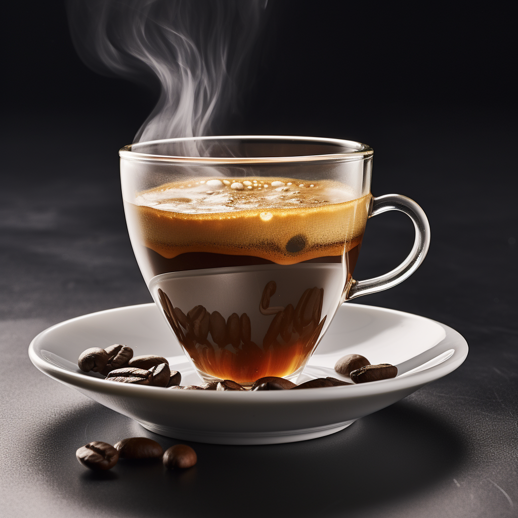 Eine Tasse Espresso