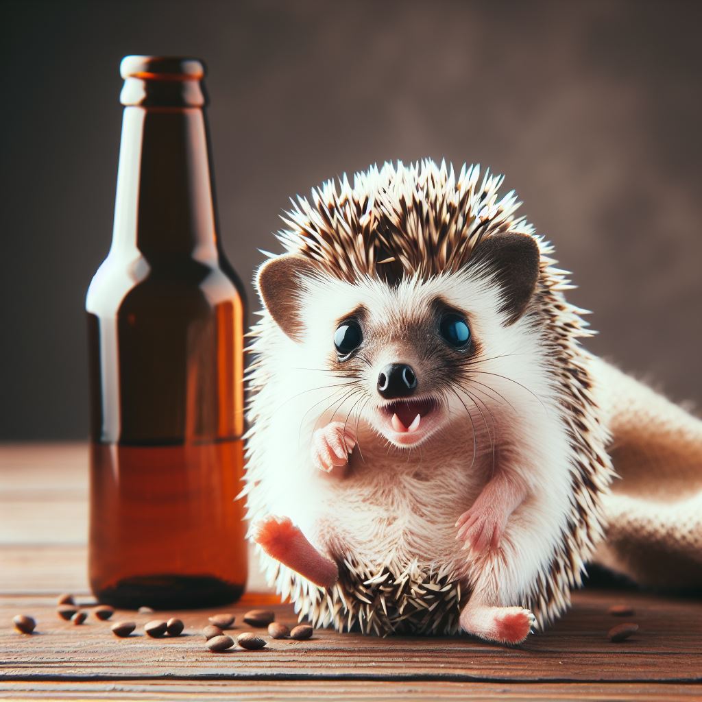 Merke Dir Igel: Bier ist böse