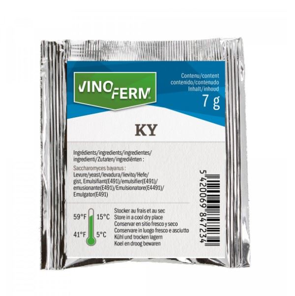 Eine Reinzuchthefe wie «Vinoferm KY» ist bestens geeignet