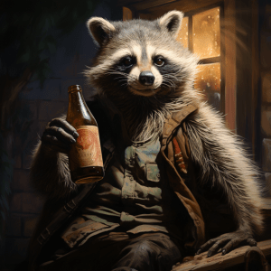 Tierischer Durst – Waschbär