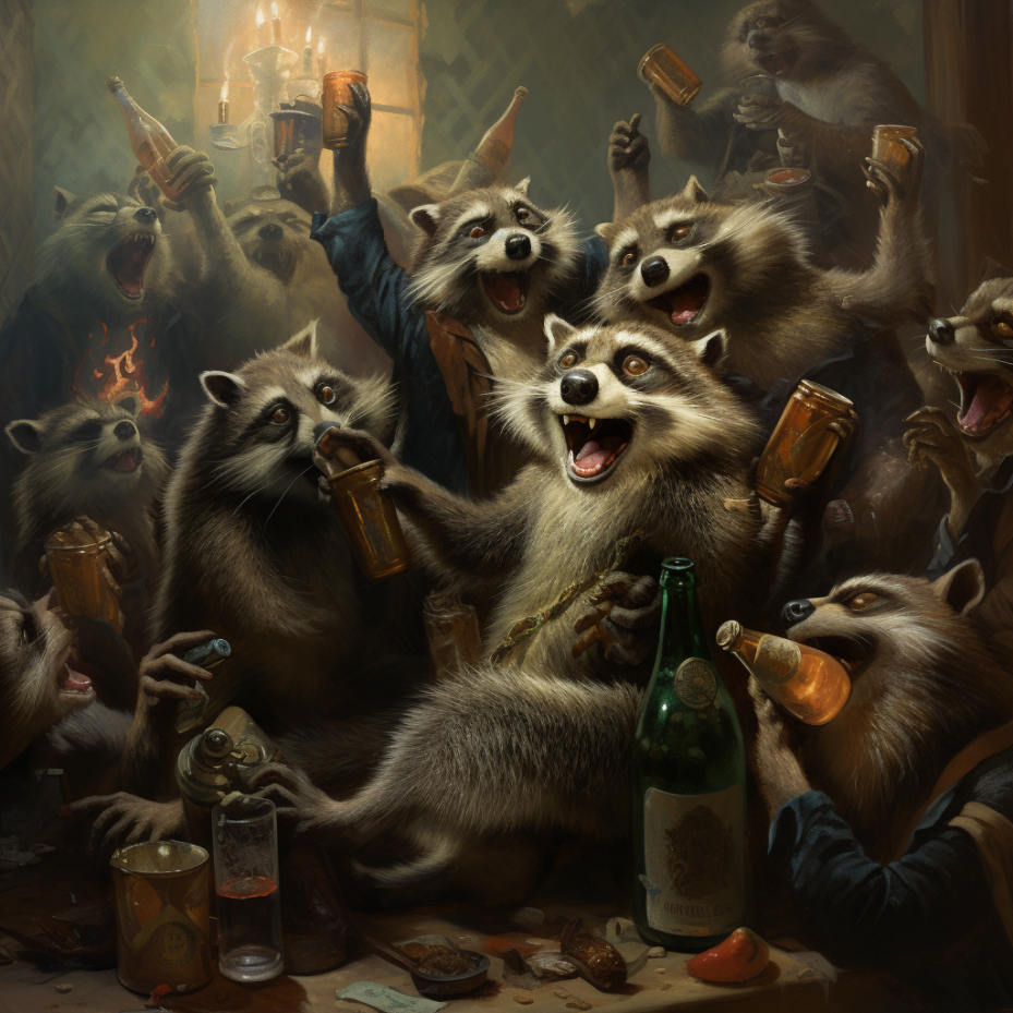 Oktoberfest, Karneval, Fussball-Hooligans … und jetzt auch noch biersaufende Waschbären. Das ist den Deutschen zu viel