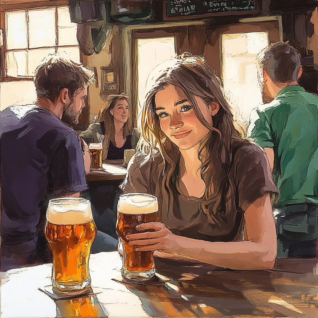 Ein paar Red Ales, ein paar gute Freunde – mehr braucht es nicht