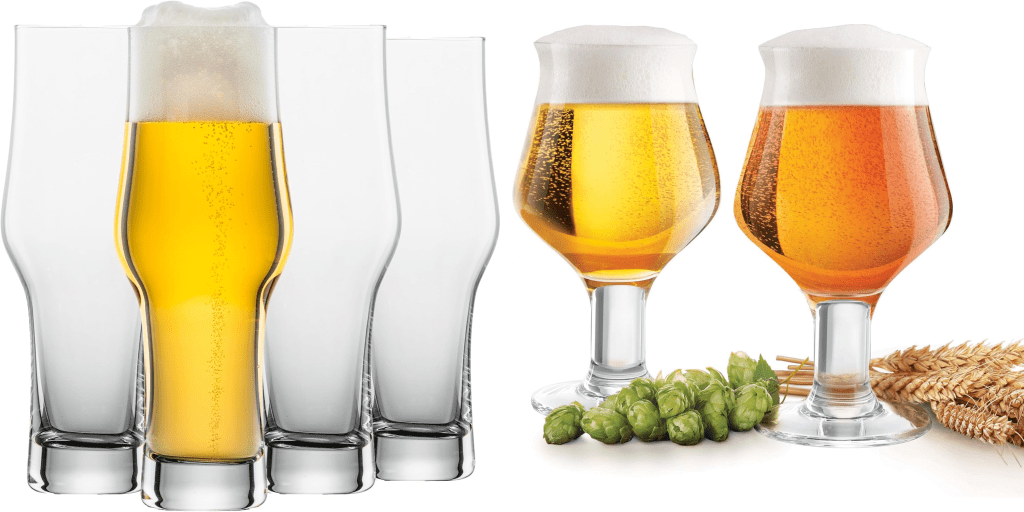 Ob IPA-Glas oder Bierkelch; Ihr habt die Wahl. In der Not tut es auch die Flasche