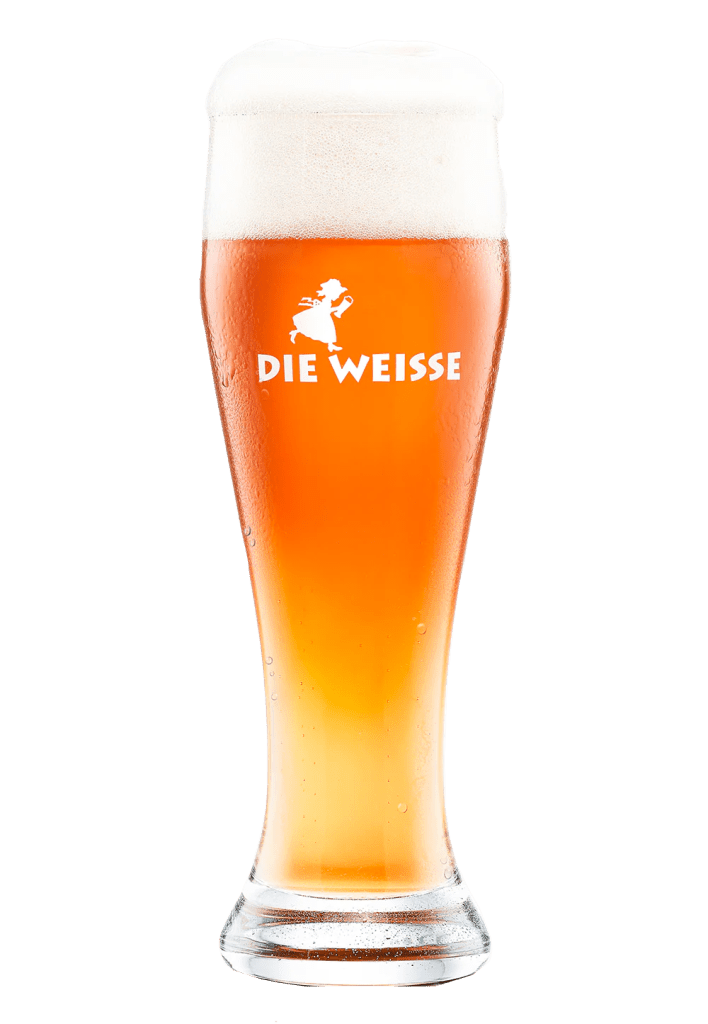 Das typische Weissbierglas für den optimalen Genuss