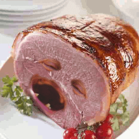 Entwarnung für Vegetarier. Auch wenn das Rauchbier nach Schinken schmeckt. Drin ist keiner. Quelle: Giphy.com