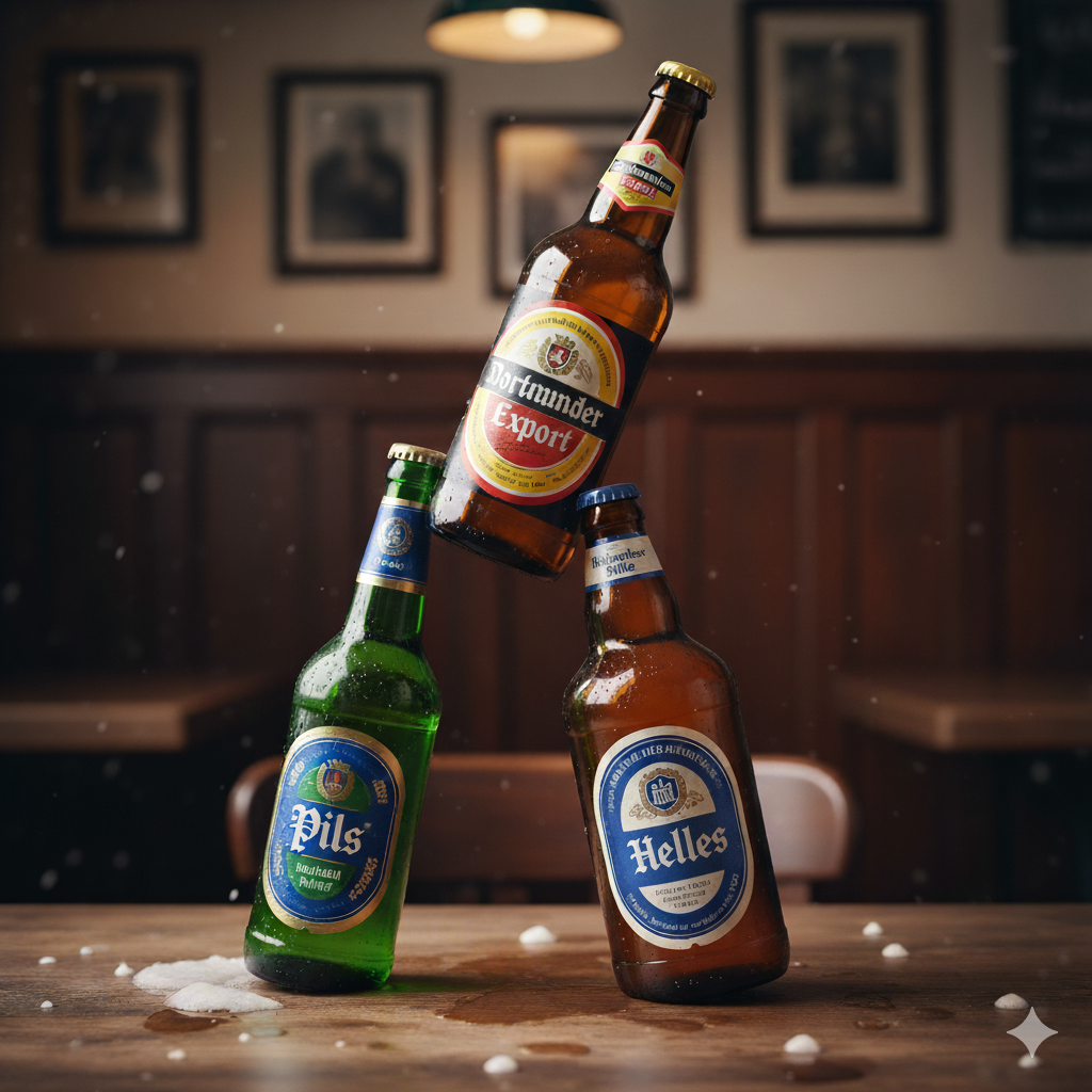 Ein Export schafft den Spagat zwischen Pils und hellem Lager. Erstellt mit Google Gemini
