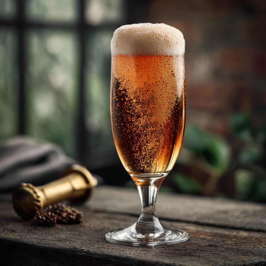 Gose ist spritzig wie Champagner. Erstellt mit Midjourney