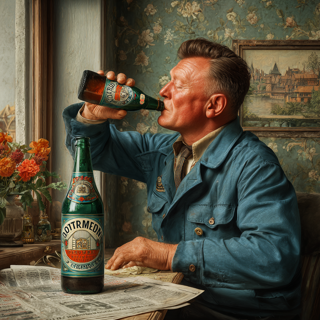 Das Export war der Liebling der Bergbauarbeiter. Erstellt mit MIdjourney