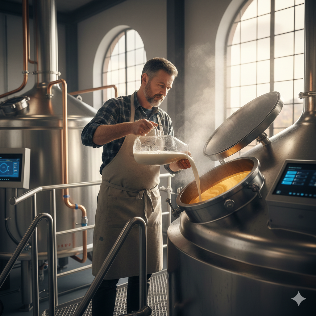 Im Gegensatz zu traditionellen Sauerbieren wird beim Kettle Sour der Säuregrad genau eingestellt. Erstellt mit Google Gemini