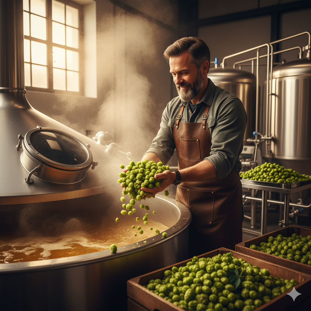 Beim TIPA braucht es viel Hopfen, sehr viel Hopfen. Erstellt mit Google Gemini